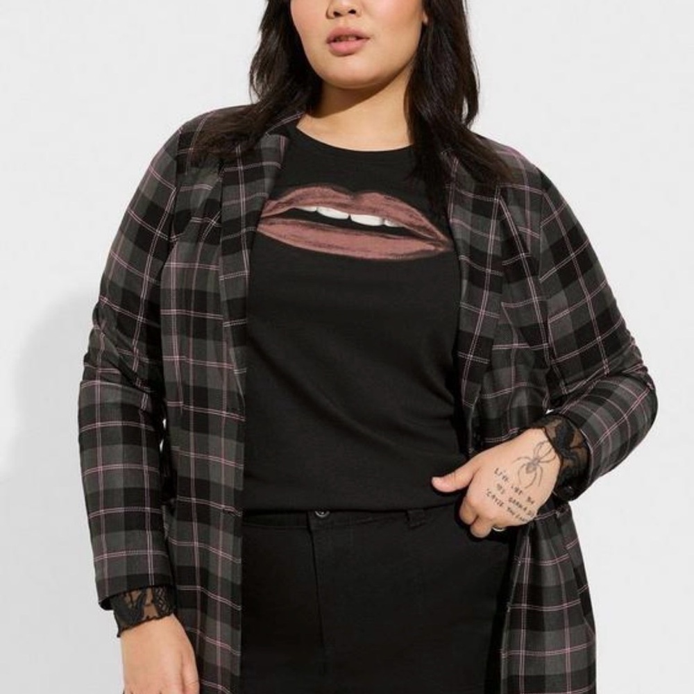 Torrid Lightweight Ponte Longline Blazer